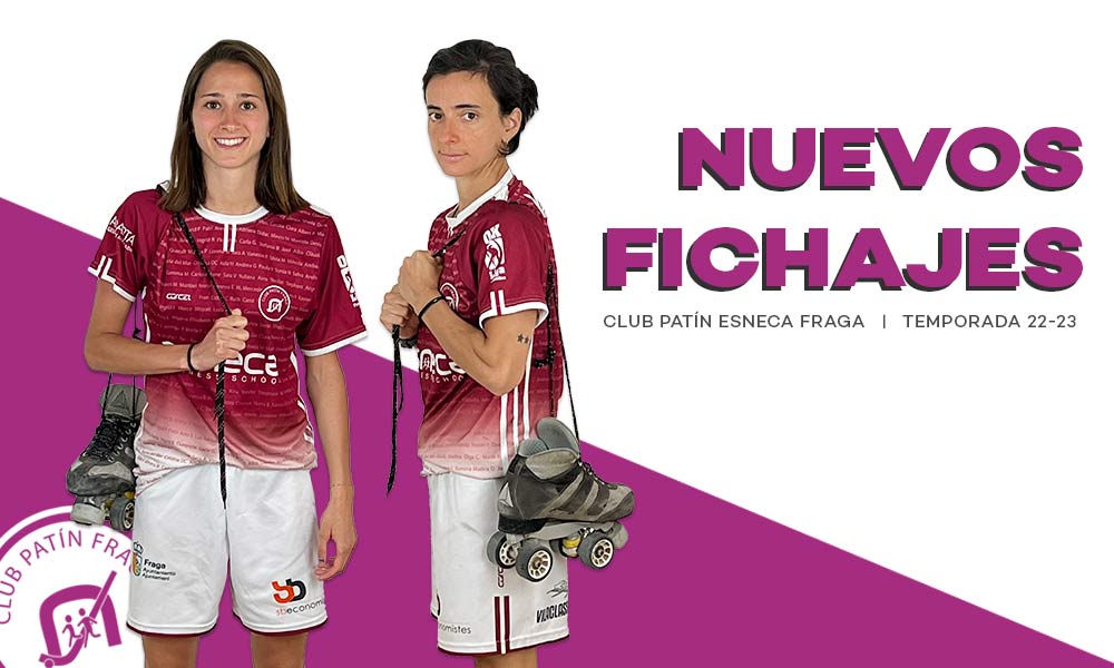 Adriana Gutiérrez y Aina Arxé, primeras incorporaciones del CP Esneca Fraga en la Ok Liga Femenina 22-23