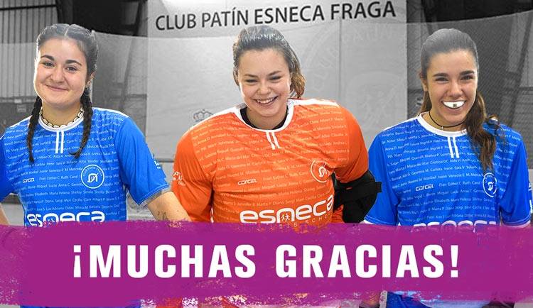 Miriam, Leyre y Pauli Molina no seguirán en el CP Esneca Fraga la próxima temporada