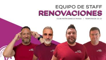 Renovaciones del staff técnico del CP Esneca Fraga para la temporada 22-23 en la Ok Liga Iberdrola