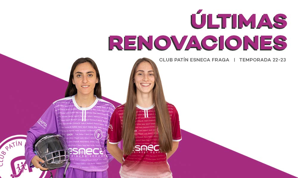Fernanda Tapia y Beatriz Várzeas, últimas renovaciones del CP Esneca Fraga en la Ok Liga Femenina 22-23