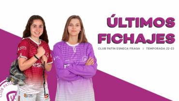 Anna Ferrer y Joana Xicota, últimas incorporaciones del CP Esneca Fraga en la Ok Liga Iberdrola 22-23