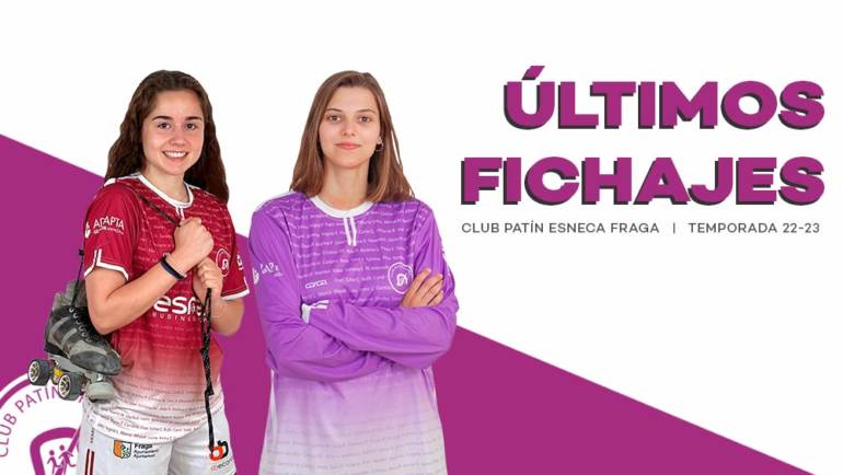 Anna Ferrer y Joana Xicota, últimas incorporaciones del CP Esneca Fraga en la Ok Liga Iberdrola 22-23